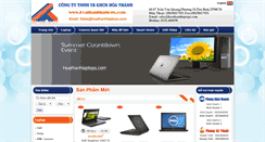 Desktop Screenshot of hoathanhlaptops.com